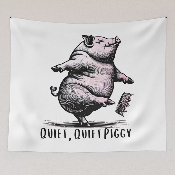 Item preview, Quiet Piggy Funny Presidential Classic designed and sold by judithcooley.