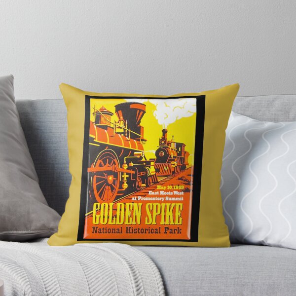 Item preview, Union Pacific vs Central Pacific, Great Race To Promontory 1869, Shelly's Train Store, Vintage, Classic, Collectible Train Logos, Rail & Railroad Logos, stickers, t-shirts, posters designed and sold by MoreEZUSA-Here.