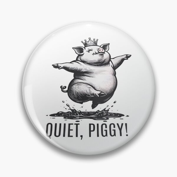 Item preview, Quiet Piggy Meme  Anti Trump Satirical POTUS Parody Art  Funny Political Humor  designed and sold by judithcooley.