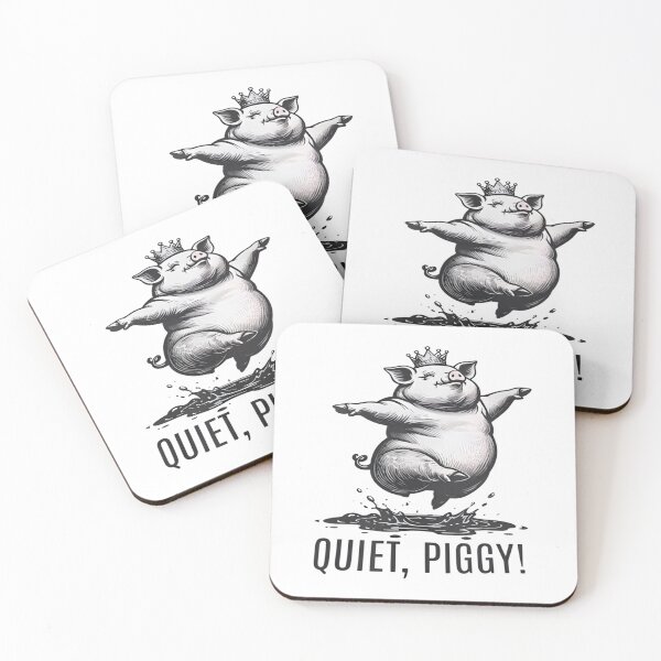 Item preview, Quiet Piggy Meme  Anti Trump Satirical POTUS Parody Art  Funny Political Humor  designed and sold by judithcooley.