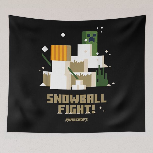 Item preview, Minecraft Christmas Snowball Fight! Snow Golem VS Creeper  designed and sold by CedriMark.