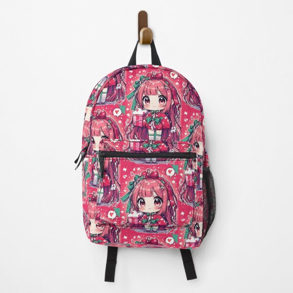 Item preview, Cute chibi girl at Christmas designed and sold by ArtsJulian.