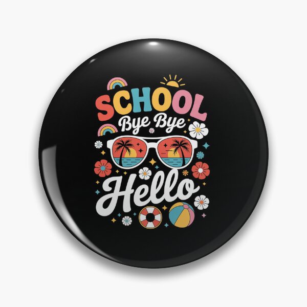 Item preview, Groovy Bye Bye School Hello Pool Last Day Of School Summer  designed and sold by VasilisLamArt.