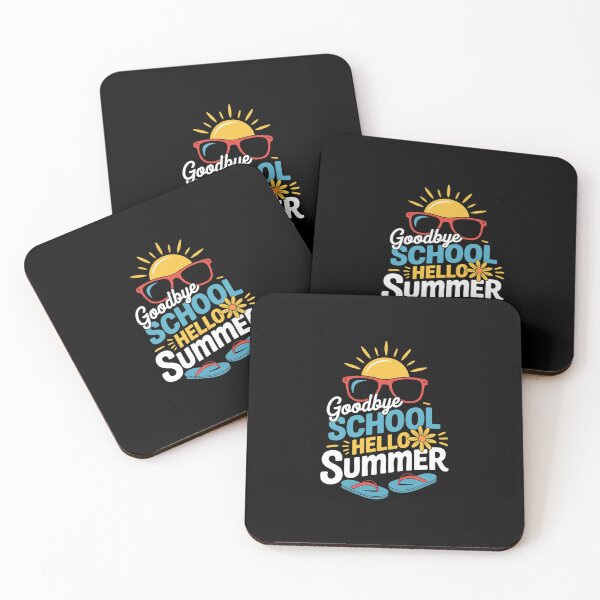Item preview, Goodbye School Hello Summer Happy Last Day Teacher Students  designed and sold by khorbiasieno.
