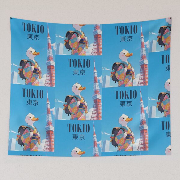 Item preview, Cute Duck In The Tokio Tower designed and sold by Aguilar Trips.