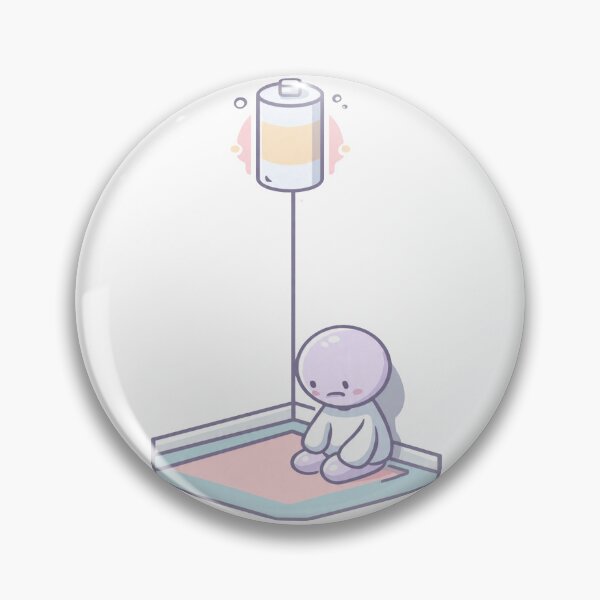 Item preview, Loading Social Battery Funny Meme Sticker designed and sold by Gscode.