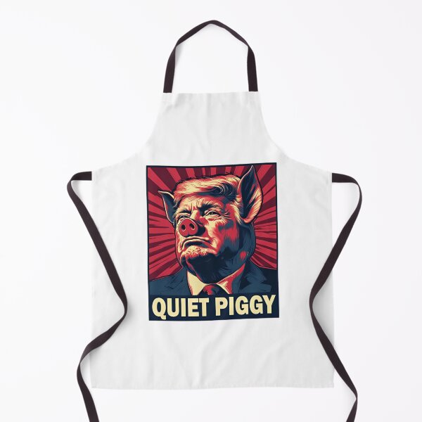 Item preview, Quiet Piggy, Funny Trump Viral Interview Saying Quiet Quiet Piggy to Reporter, Political Parody, Trump Meme designed and sold by judithcooley.