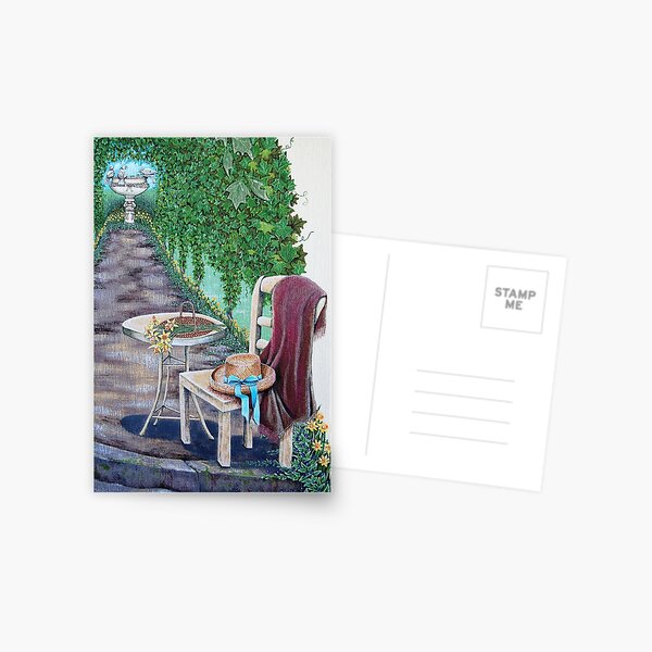 Cottage Trellis Postcard