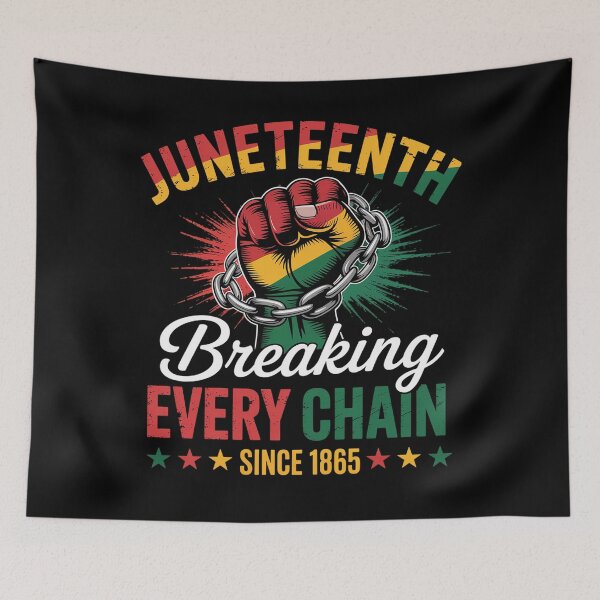 Item preview, Breaking Every Chain Since 1865 Juneteenth Freedom designed and sold by DianaStantzo.