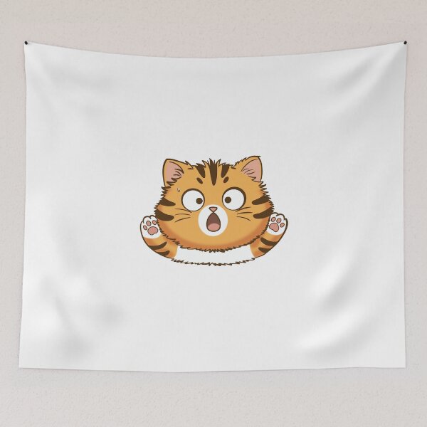 Item preview, Surprised Chubby Cat designed and sold by holywarter.