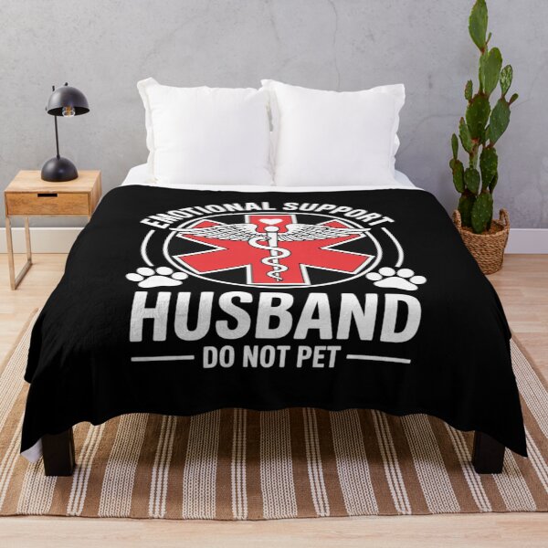 Item preview, Emotional Supports Husband Do Not Pet Humor designed and sold by KonstanKoraner.