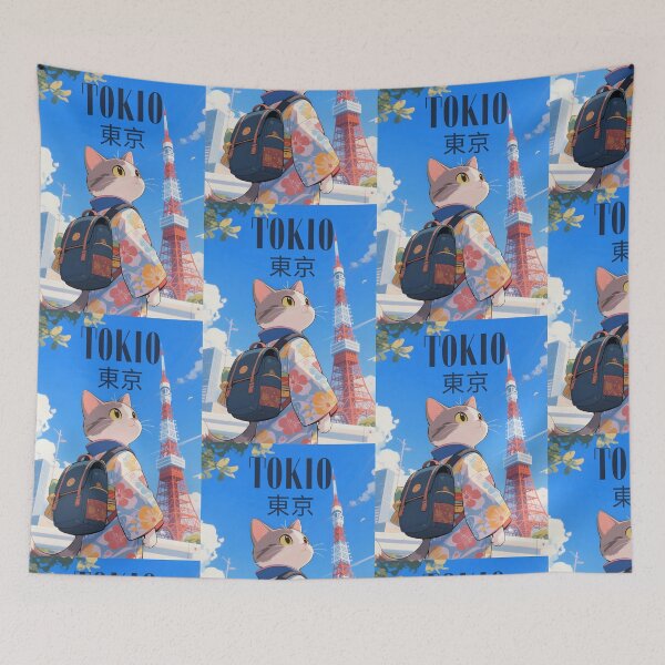 Item preview, Cute Kitty In The Tokio Tower designed and sold by Aguilar Trips.
