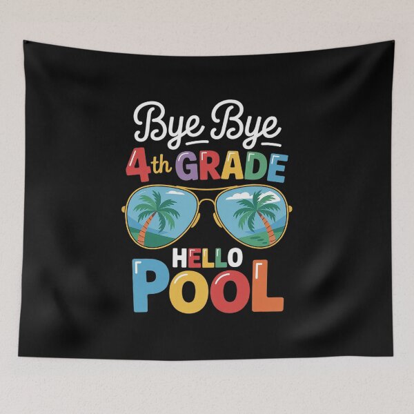 Item preview, Bye Bye 4th Grade Hello Pool Last Day Of School Sunglasses Tank Top designed and sold by AmparoBoyle.