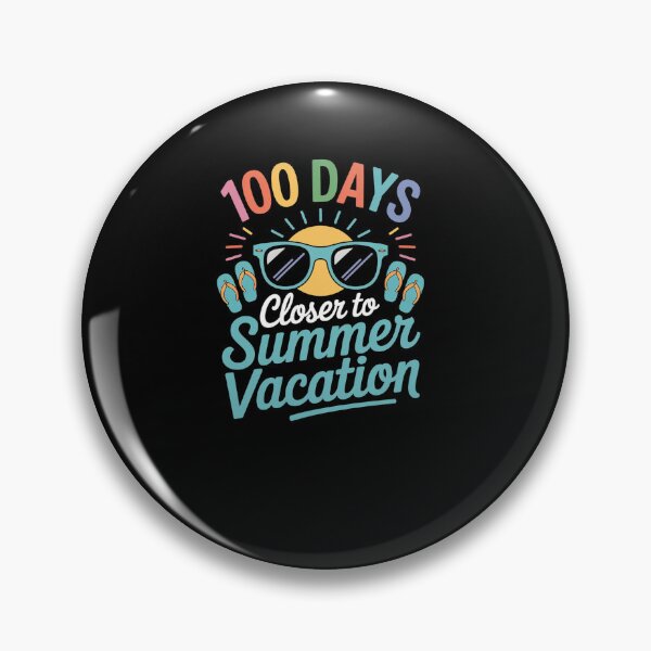 Item preview, 100 Days Of School Teacher, Kids Summer Vacation designed and sold by MinaReinger.