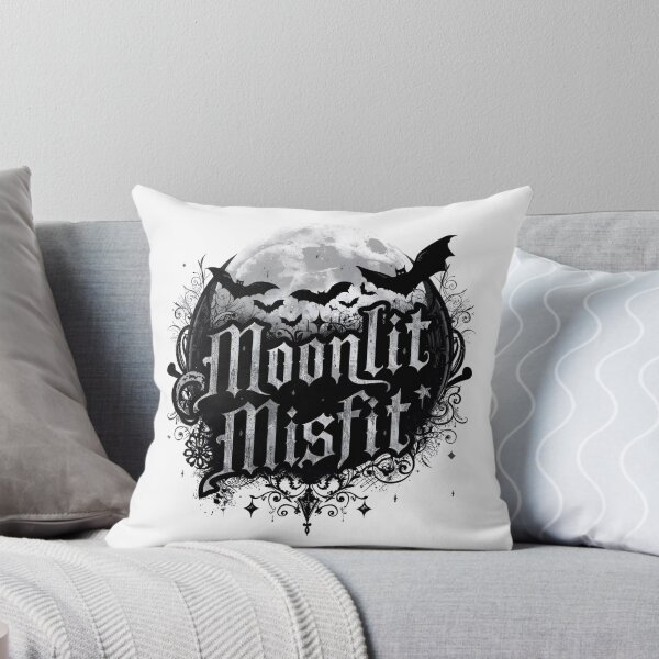 Item preview, Moonlit Misfit – Gothic Moon & Bats designed and sold by RogueDusk.