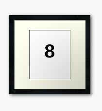 8 Ball - Billiard Framed Print