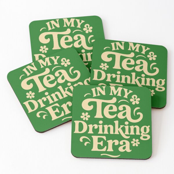 Item preview, In My Tea Drinking Era - Retro 70s Groovy Typography Design designed and sold by Item Geeks.
