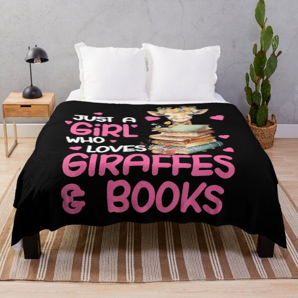 Item preview, Just A Girl Who Loves Giraffes And Books designed and sold by EarlineRenee.