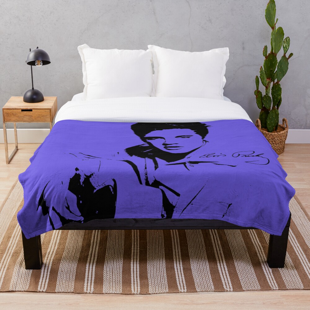 Elvis Presley Throw Blanket