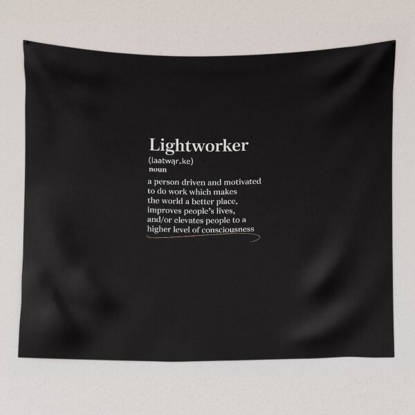 Item preview, Lightworker Definition, Spiritual Healer designed and sold by Viepenny.
