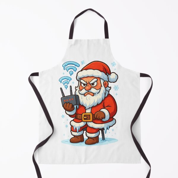 Item preview, Santa’s Wi-Fi Is Down – Funny Christmas Internet Fail Art designed and sold by StickerVibeStudio.
