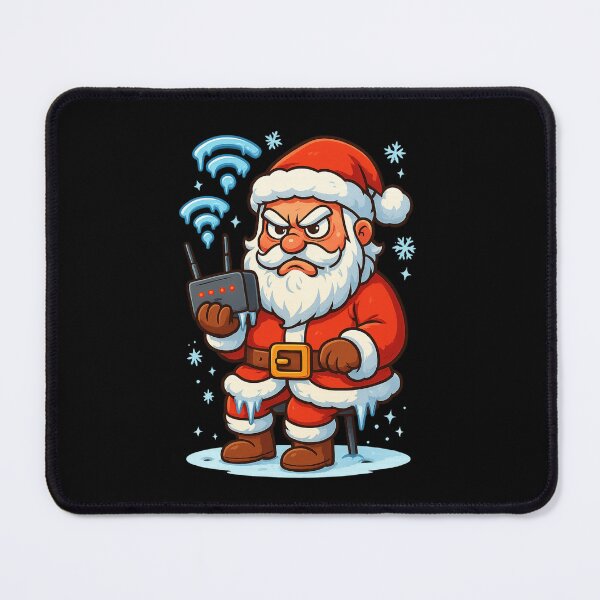 Item preview, Santa’s Wi-Fi Is Down – Funny Christmas Internet Fail Art designed and sold by StickerVibeStudio.