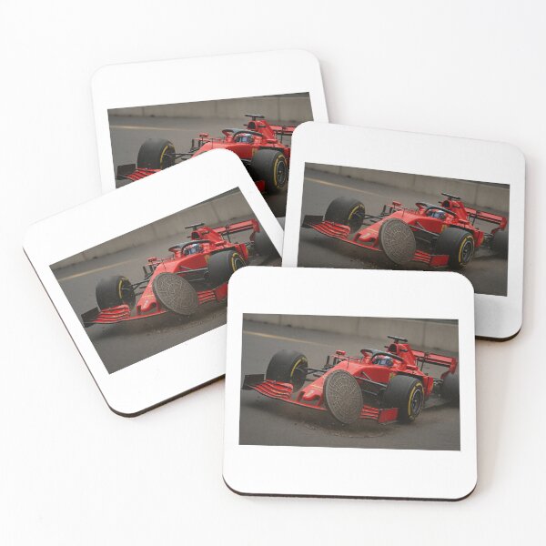 Item preview, F1 Car Hit by Manhole Cover – High-Speed Racing Impact designed and sold by Racesetup.