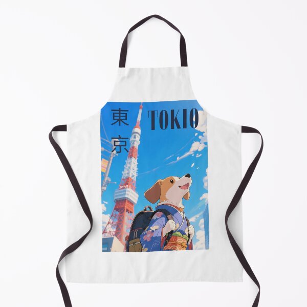Item preview, Cute Puppy In The Tokio Tower designed and sold by Aguilar Trips.