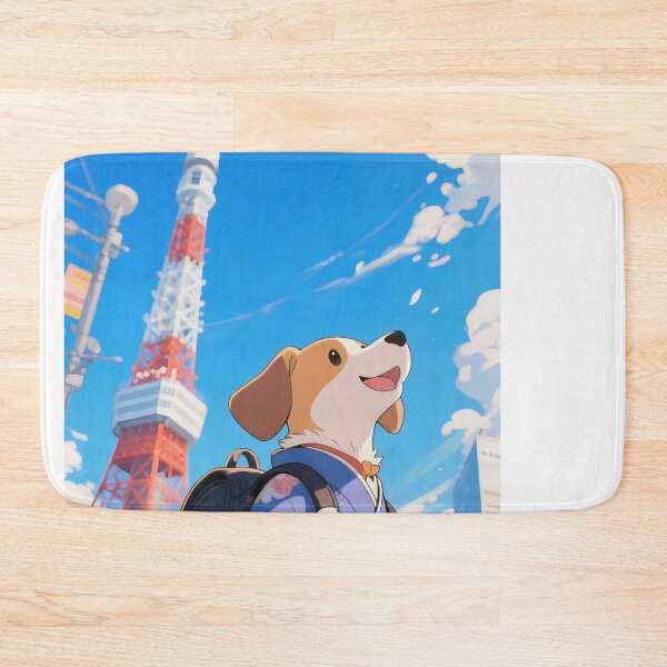 Item preview, Cute Puppy In The Tokio Tower designed and sold by Aguilar Trips.