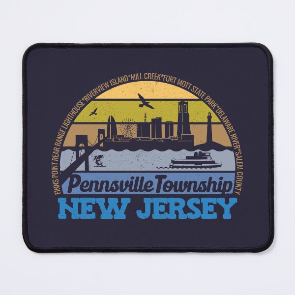 Item preview, Pennsville Township New Jersey Sunset Retro Vintage Local Pride Logo designed and sold by CRHPOD20.