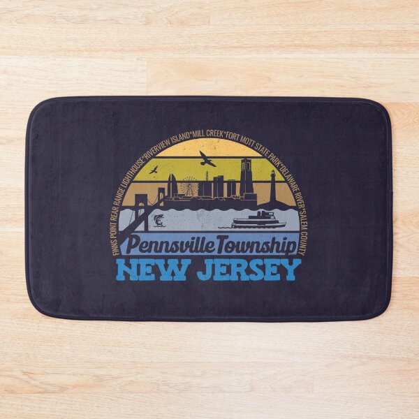 Item preview, Pennsville Township New Jersey Sunset Retro Vintage Local Pride Logo designed and sold by CRHPOD20.