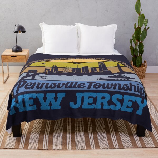 Item preview, Pennsville Township New Jersey Sunset Retro Vintage Local Pride Logo designed and sold by CRHPOD20.