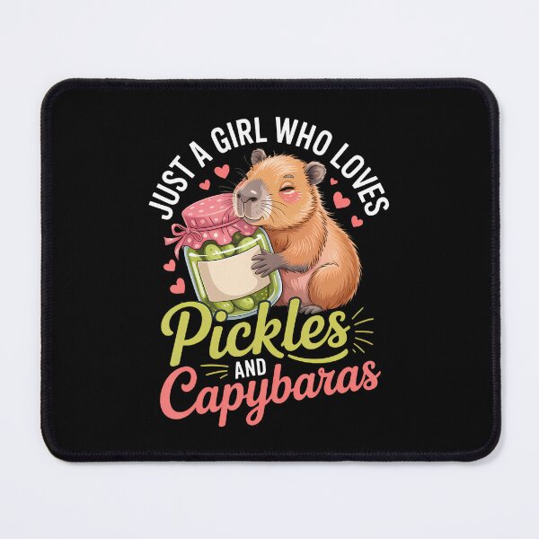 Item preview, Just A Girl Who Loves Pickles And Capybaras designed and sold by KellyJudith.
