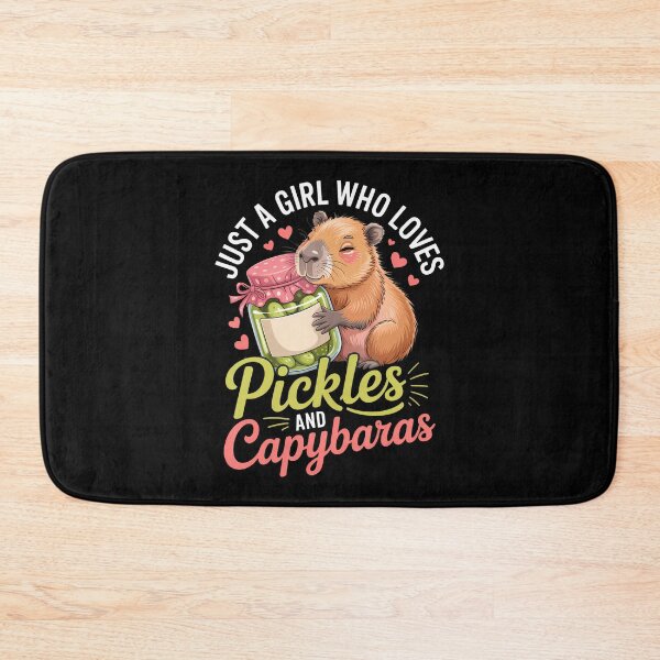 Item preview, Just A Girl Who Loves Pickles And Capybaras designed and sold by KellyJudith.