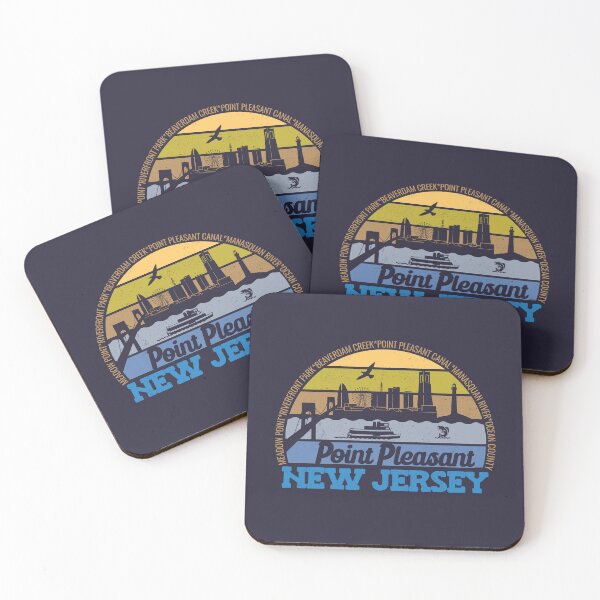 Item preview, Point Pleasant New Jersey Sunset Retro Vintage Local Pride Logo designed and sold by CRHPOD20.