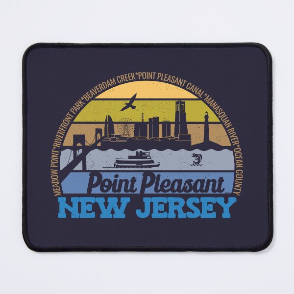 Item preview, Point Pleasant New Jersey Sunset Retro Vintage Local Pride Logo designed and sold by CRHPOD20.