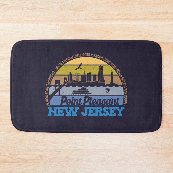 Item preview, Point Pleasant New Jersey Sunset Retro Vintage Local Pride Logo designed and sold by CRHPOD20.