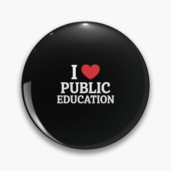 Item preview, I Love Public Education Support Message for Teachers designed and sold by RayArmstrong.