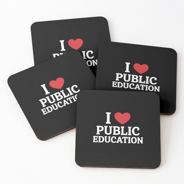 Item preview, I Love Public Education Support Message for Teachers designed and sold by RayArmstrong.