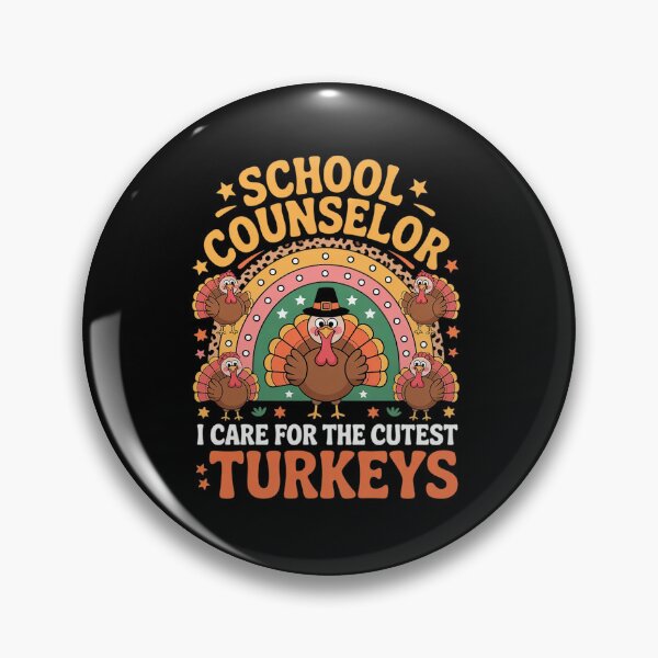 Item preview, I Care For The Cutest Turkeys Thanksgiving School Counselor  designed and sold by HaileyRobel.