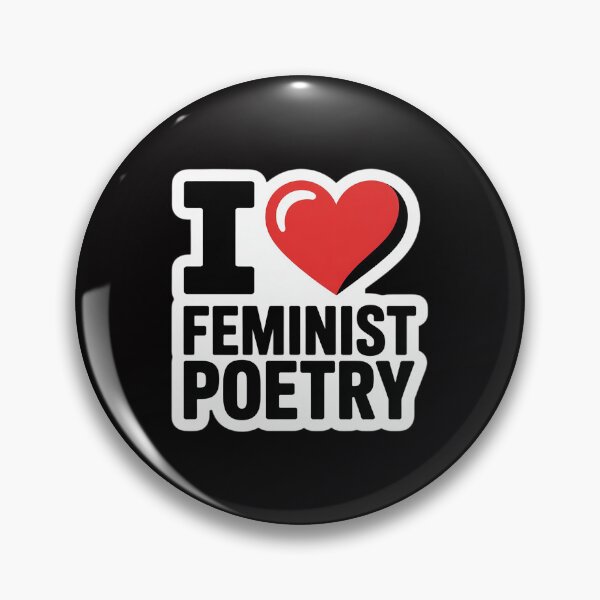 Item preview, i love feminist poetry designed and sold by Viepenny.