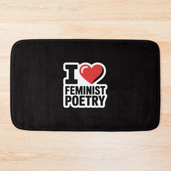 Item preview, i love feminist poetry designed and sold by Viepenny.