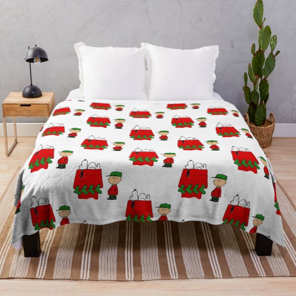 Item preview, Charlie Brown And Snoopy With Christmas Stockings In The Red Booth designed and sold by Julietbetsy.