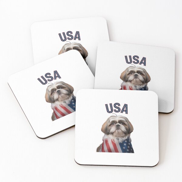 Item preview, Cavachon Dog Usa America Patriotic Flag Memorial 4Th Of July designed and sold by DianaStantzo.