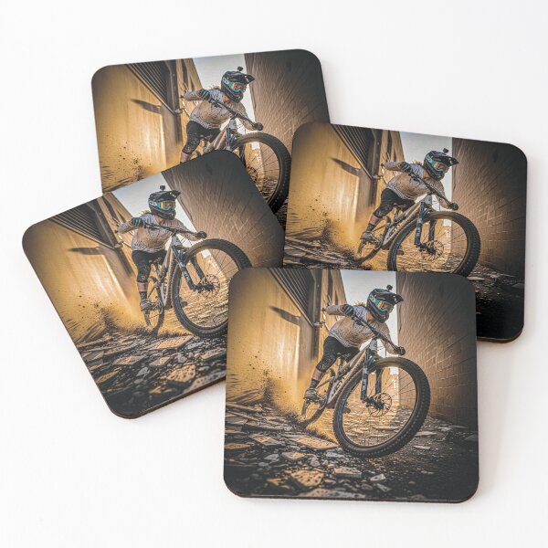 Item preview, Woman Rider Dominates Gritty Urban Alleyway. designed and sold by Hinson MTB Visuals.