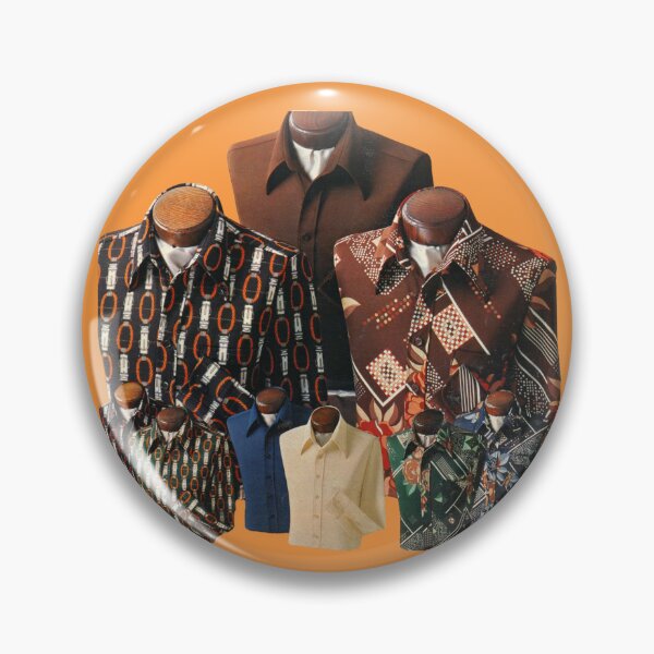Item preview, Thrift Shopper Vintage 70s Fashion - British Pop Vintage Shirts designed and sold by The Sticker Bureau.