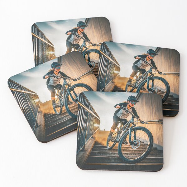 Item preview, Urban Fury: High-Speed Descent on City Staircase. designed and sold by Hinson MTB Visuals.
