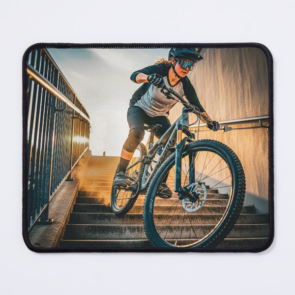 Item preview, Urban Fury: High-Speed Descent on City Staircase. designed and sold by Hinson MTB Visuals.