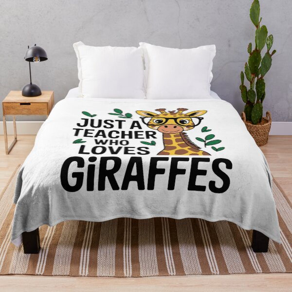 Item preview, Just a Teacher Who Loves Giraffes Funny Giraffe Teaching designed and sold by RayArmstrong.