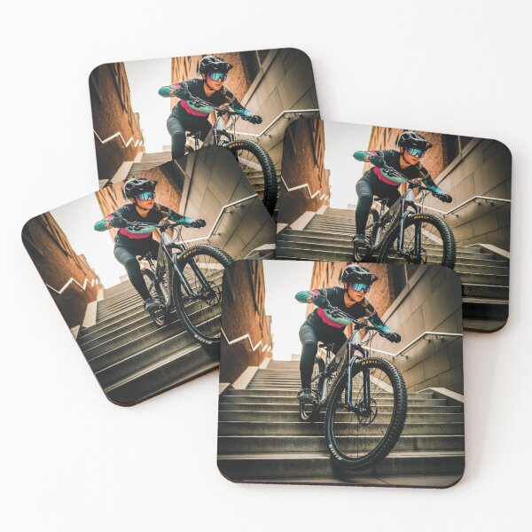 Item preview, Steel Nerves on Steep Steps: A Grit-Driven Charge. designed and sold by Hinson MTB Visuals.